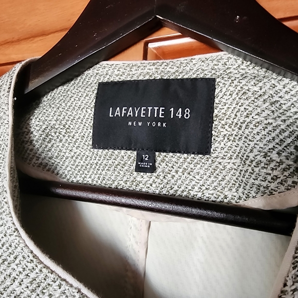 EUC Lafayette 148 Grey Blazer - Picture 4 of 6